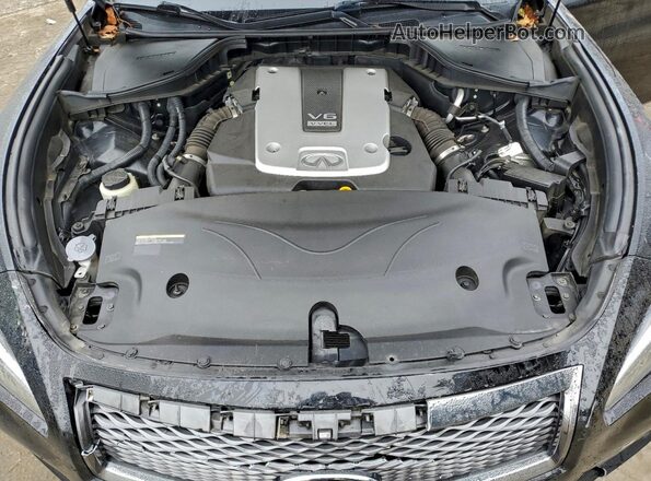 JN1BY1AP9HM741094 2017 INFINITI Q70 Черный Вид задней части салона