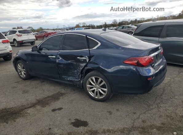 JN1BY1AR4JM220047 2018 INFINITI Q70 Синий Задняя левая четверть