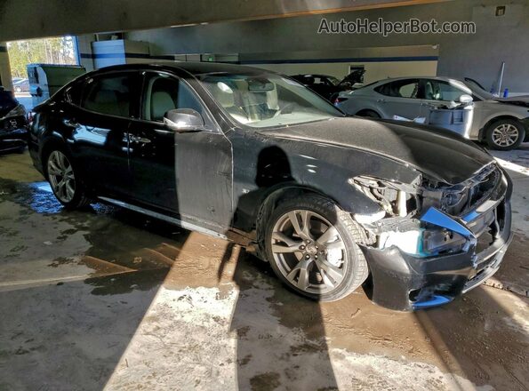 JN1BY1PP1HM170417 2017 INFINITI Q70L Черный Передняя правая четверть