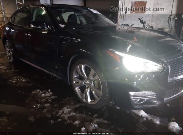 JN1BY1PPXHM170075 2017 INFINITI Q70L Черный Вид щитка приборов