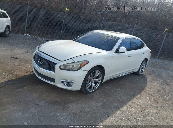 JN1BY1PR6HM210413 2017 INFINITI Q70L Белый Передняя левая четверть