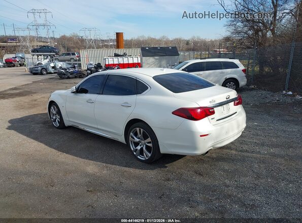 JN1BY1PR6HM210413 2017 INFINITI Q70L Белый Задняя левая четверть