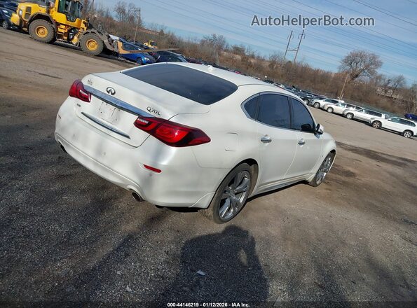 JN1BY1PR6HM210413 2017 INFINITI Q70L Белый Задняя правая четверть