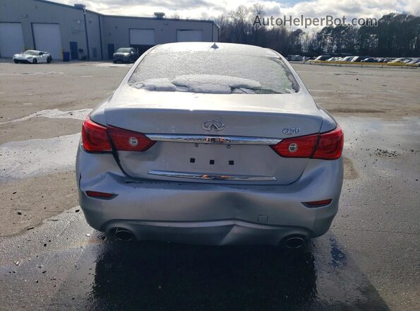 JN1CV7AP3GM201481 2016 INFINITI Q50 Серебряный Вид сзади