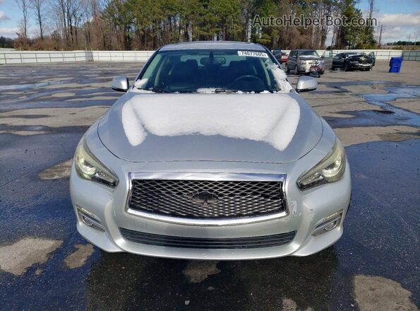 JN1CV7AP3GM201481 2016 INFINITI Q50 Серебряный Вид спереди