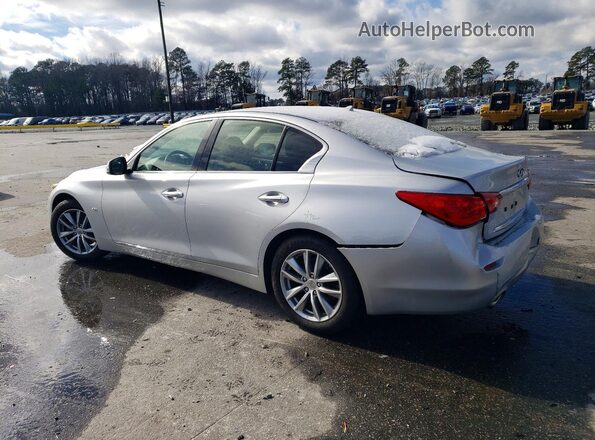 JN1CV7AP3GM201481 2016 INFINITI Q50 Серебряный Задняя левая четверть