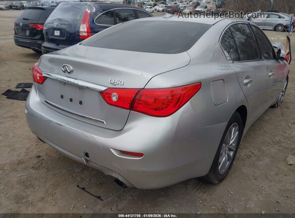 JN1CV7APXHM642090 2017 INFINITI Q50 Silver Tył prawy