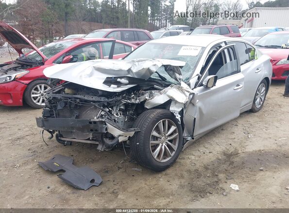 JN1CV7APXHM642090 2017 INFINITI Q50 Silver Przód lewy