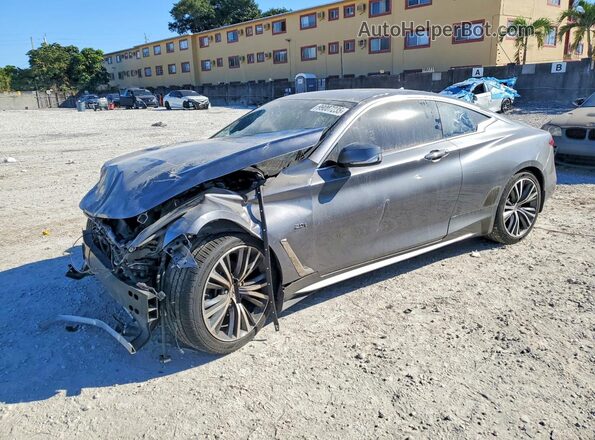 JN1CV7EK4HM111241 2017 INFINITI Q60 Gray Przód lewy