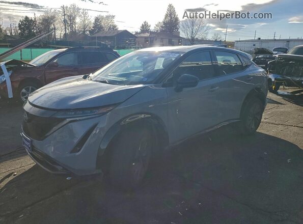 JN1DF0BB0RM743345 2024 NISSAN ARIYA Gray Vista tres cuartos delantera izquierda
