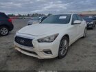 2018 Infiniti Q50 3.0t Luxe White vin: JN1EV7AP3JM360050