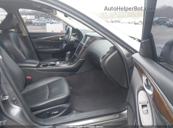JN1EV7AP5KM516736 2019 INFINITI Q50 Серый Вид салона спереди