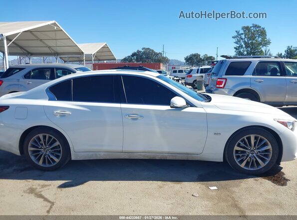 JN1EV7AP8LM206713 2020 INFINITI Q50 Белый Вид задней части салона