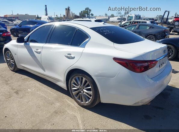 JN1EV7AP8LM206713 2020 INFINITI Q50 Белый Задняя левая четверть