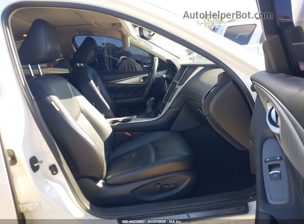 JN1EV7AP8LM206713 2020 INFINITI Q50 Белый Вид салона спереди
