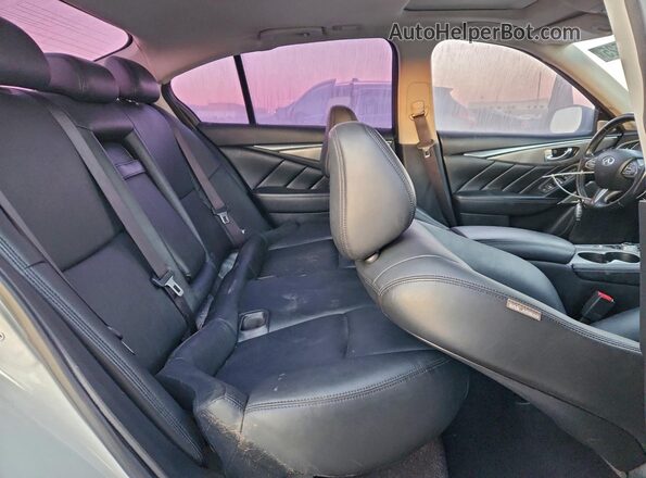 JN1EV7APXHM737757 2017 INFINITI Q50 Белый Вид задних сидений