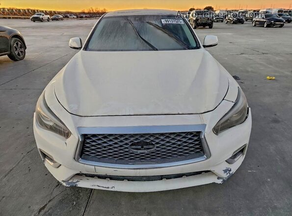 JN1EV7APXHM737757 2017 INFINITI Q50 Белый Вид спереди