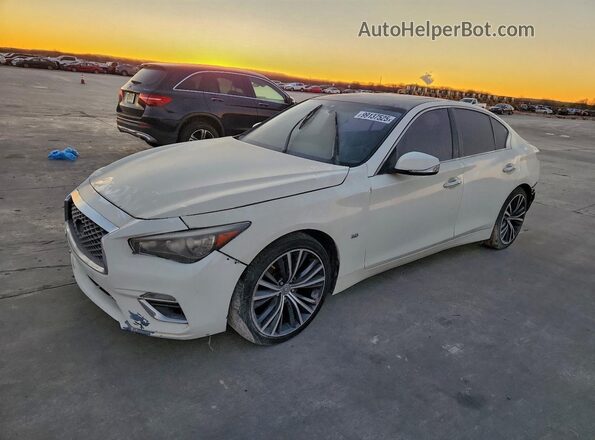 JN1EV7APXHM737757 2017 INFINITI Q50 Белый Передняя левая четверть