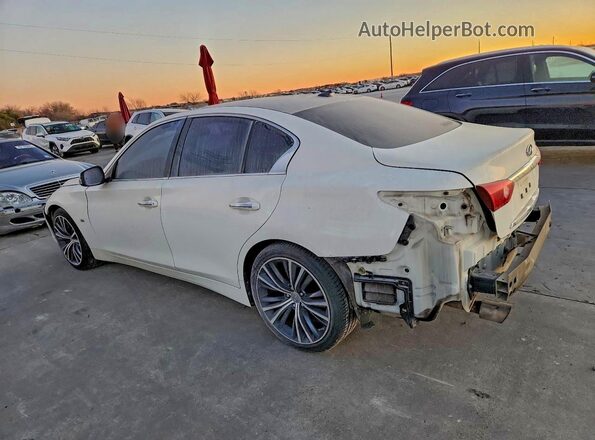 JN1EV7APXHM737757 2017 INFINITI Q50 Белый Задняя левая четверть