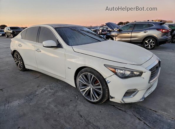 JN1EV7APXHM737757 2017 INFINITI Q50 Белый Передняя правая четверть