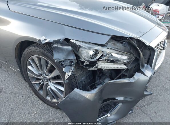 JN1EV7APXKM514237 2019 INFINITI Q50 Серый Вид спереди