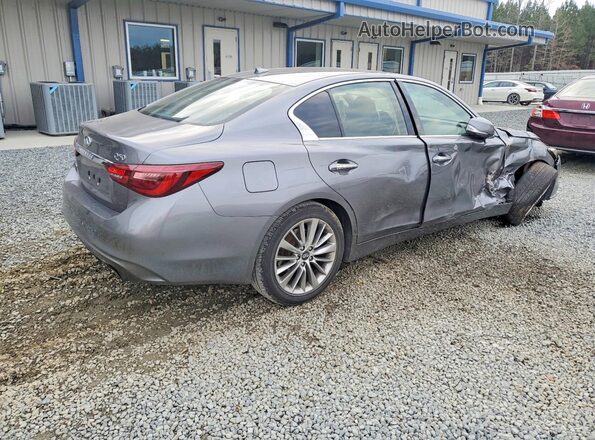 JN1EV7AR0JM442612 2018 INFINITI Q50 Серый Задняя правая четверть