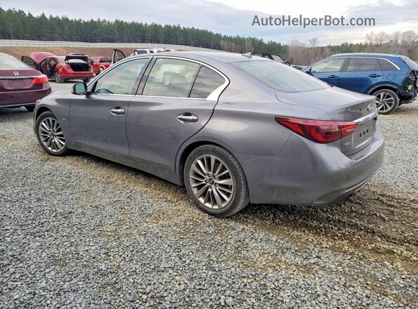 JN1EV7AR0JM442612 2018 INFINITI Q50 Серый Задняя левая четверть