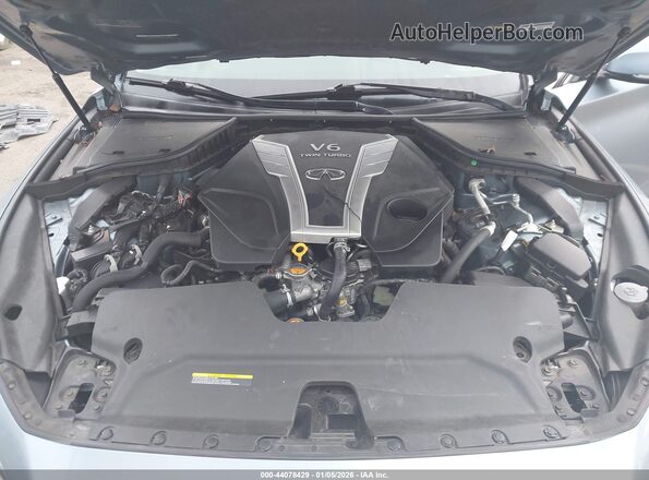 JN1EV7AR4HM832803 2017 INFINITI Q50 Синий Вид сзади