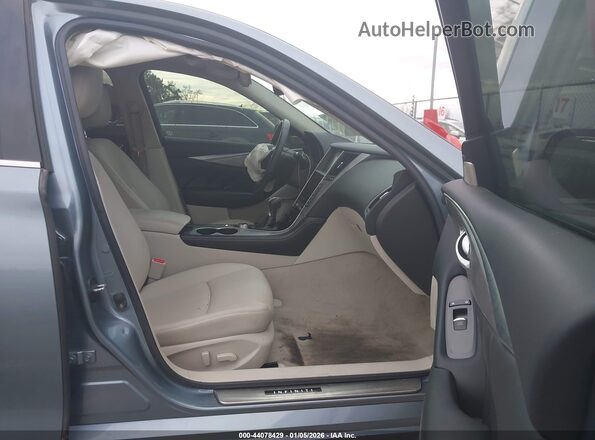 JN1EV7AR4HM832803 2017 INFINITI Q50 Синий Вид салона спереди