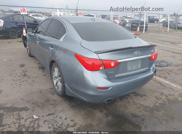 JN1EV7AR4HM832803 2017 INFINITI Q50 Синий Задняя левая четверть