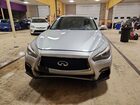 2018 Infiniti Q50 Luxe Серебряный vin: JN1EV7AR8JM445208