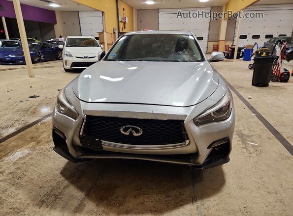 JN1EV7AR8JM445208 2018 INFINITI Q50 Серебряный Вид спереди