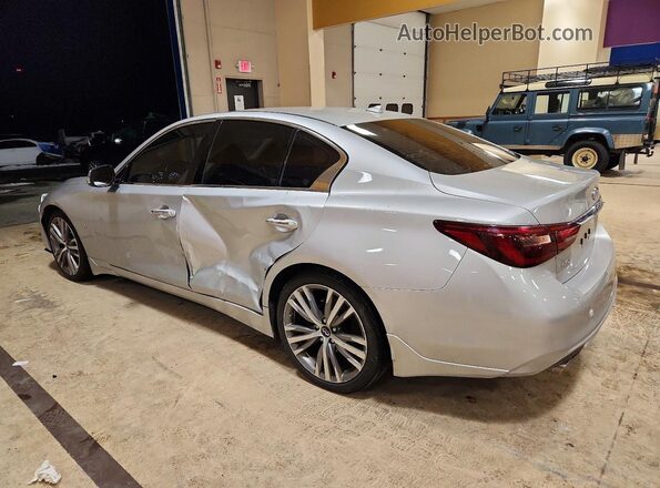 JN1EV7AR8JM445208 2018 INFINITI Q50 Серебряный Задняя левая четверть