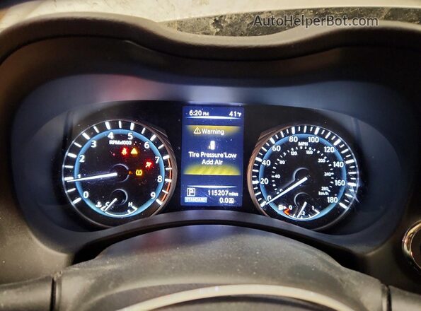 JN1EV7AR8JM445208 2018 INFINITI Q50 Серебряный Вид щитка приборов