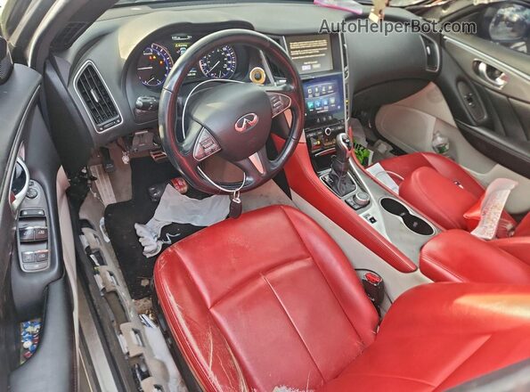 JN1EV7AR9HM840170 2017 INFINITI Q50 Двухцветный Вид панели приборов