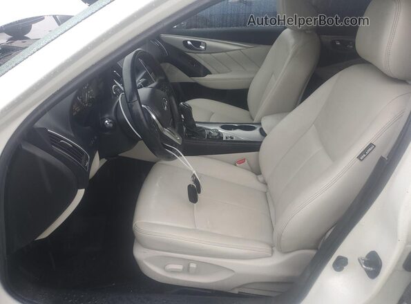 JN1EV7BP0MM704453 2021 INFINITI Q50 Белый Вид салона спереди