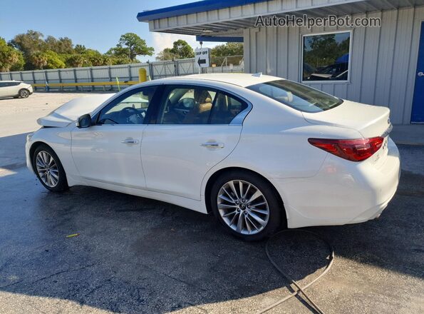 JN1EV7BP1RM600495 2024 INFINITI Q50 Белый Задняя левая четверть