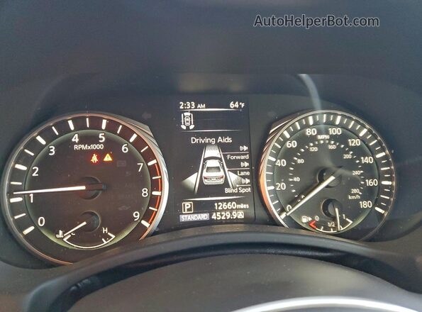 JN1EV7BP3RM600482 2024 INFINITI Q50 Синий Вид щитка приборов