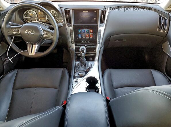 JN1EV7BP3RM600482 2024 INFINITI Q50 Синий Вид панели приборов