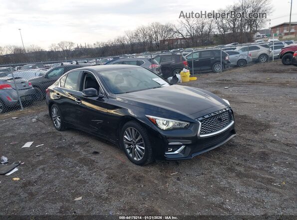 JN1EV7BR7NM341295 2022 INFINITI Q50 Черный Передняя правая четверть