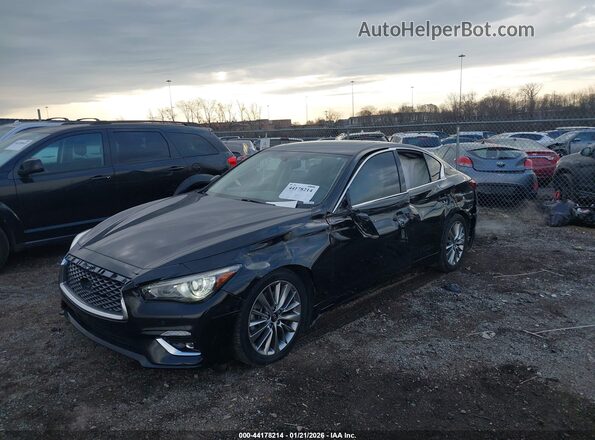 JN1EV7BR7NM341295 2022 INFINITI Q50 Черный Вид спереди
