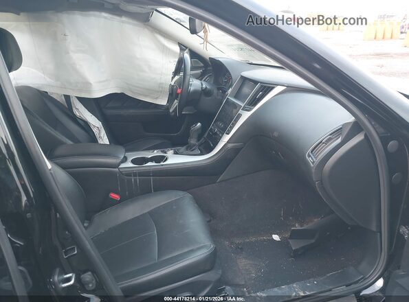JN1EV7BR7NM341295 2022 INFINITI Q50 Черный Вид салона спереди