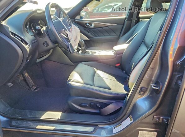 JN1EV7CPXMM702188 2021 INFINITI Q50 Серый Вид салона спереди