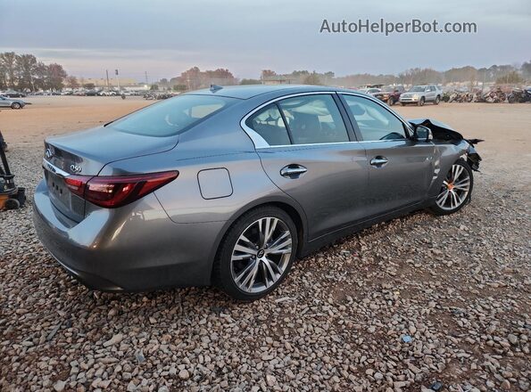 JN1EV7CPXMM702188 2021 INFINITI Q50 Серый Задняя правая четверть