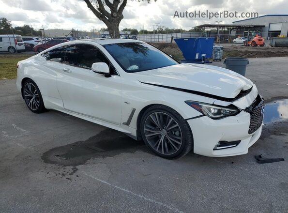 JN1EV7EK3JM340895 2018 INFINITI Q60 White Delantero derecho