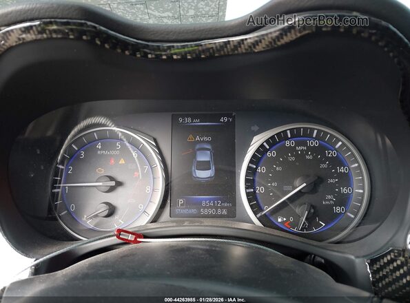 JN1EV7EL2JM390745 2018 INFINITI Q60 Черный Вид задних сидений