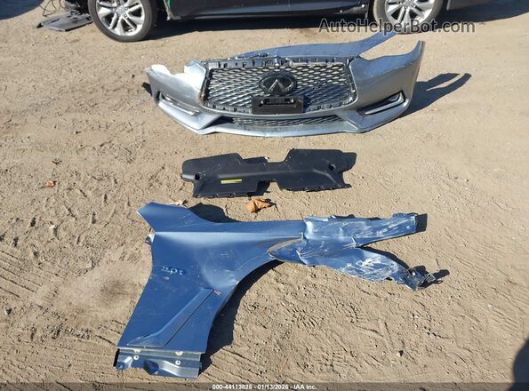 JN1EV7EL6LM380352 2020 INFINITI Q60 Light Blue Widok zestawu wskaźników