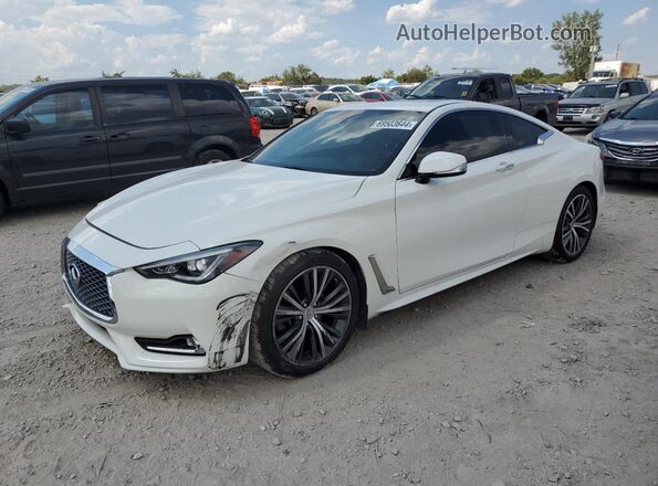 JN1EV7EL8HM552128 2017 INFINITI Q60 White Przód lewy