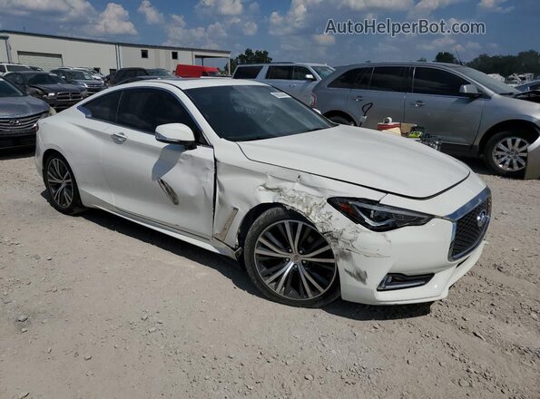 JN1EV7EL8HM552128 2017 INFINITI Q60 White Przód prawy