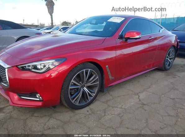 JN1EV7KK8MM410707 2021 INFINITI Q60 Red Przód lewy